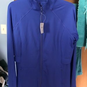 Blue Fabletics cold weather Jacket/zip up , size XL never worn